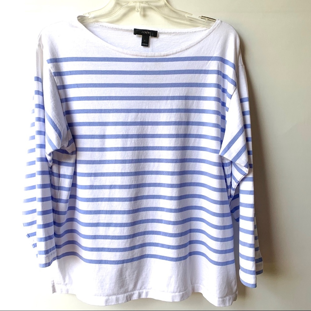 J crew Summer Stripe Sweater Blouse